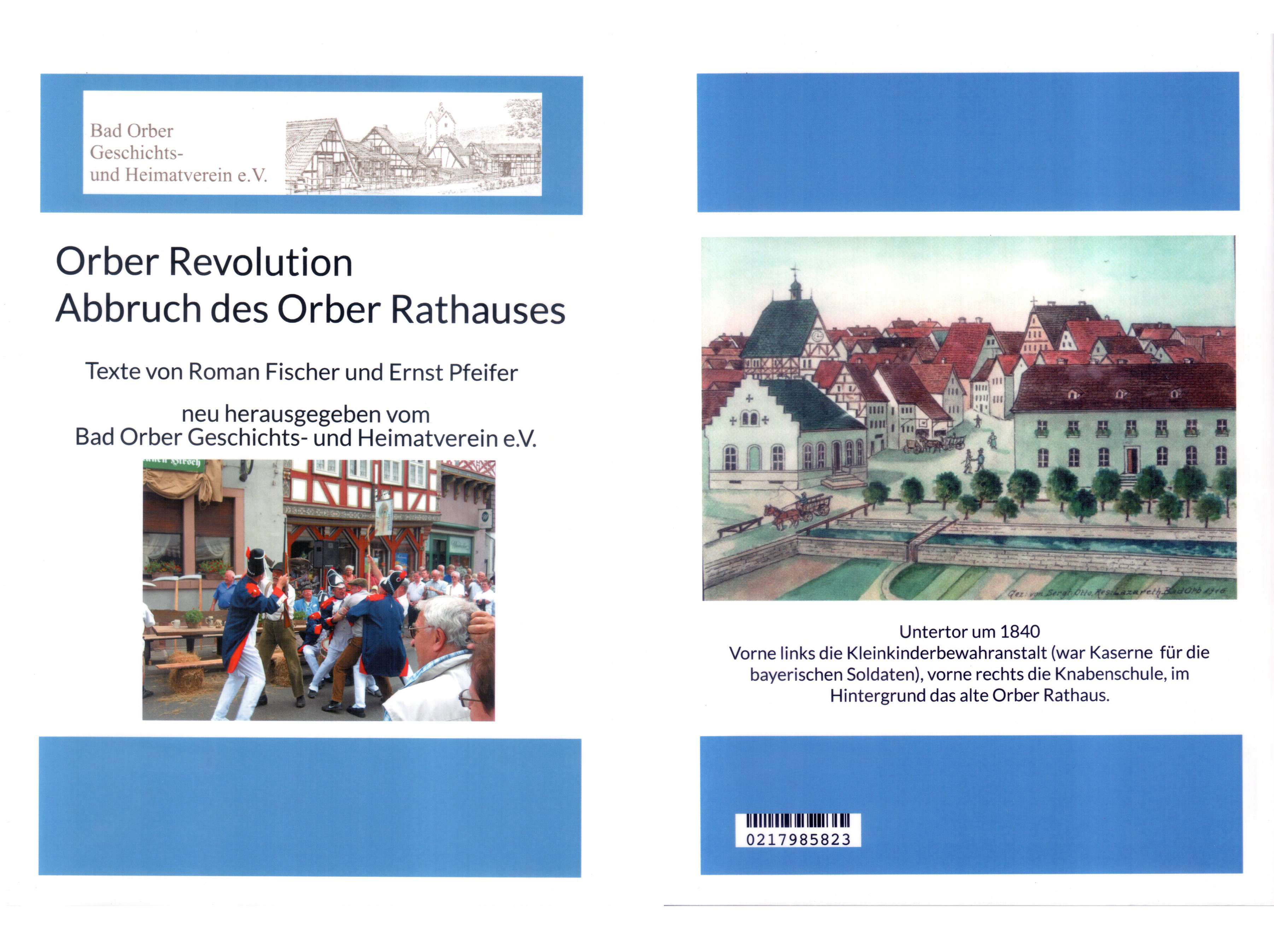 Buch Orber Revolution  Abbruch des Orber Rathauses