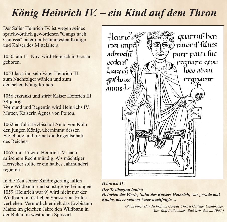 König Heinrich IV - Ein Kind auf dem Thron
